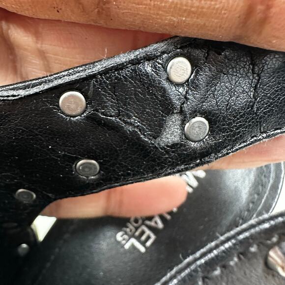 Michael Kors Studded Slingback Block Heels Size 8 NWOB (Read) - Picture 4 of 6